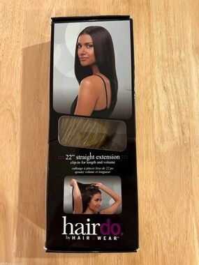 Brand New "Hair Do. by HairUWear" Clip-In Straight Hair Extension 22"